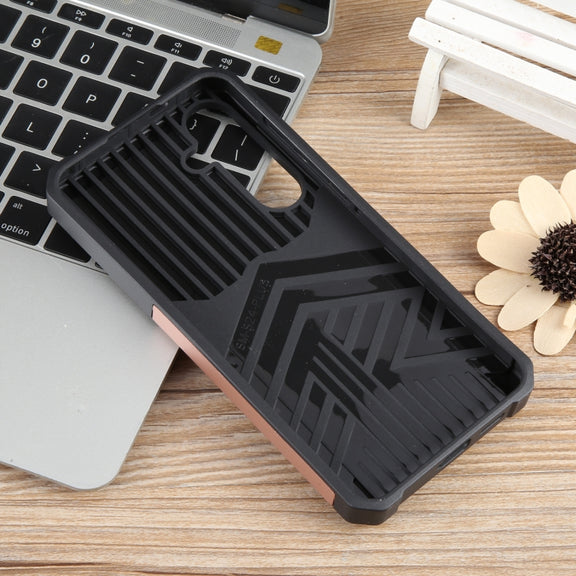 For Samsung Galaxy S24+ 5G Camera Shield Card Slot PC+TPU Phone Case(Rose Gold)