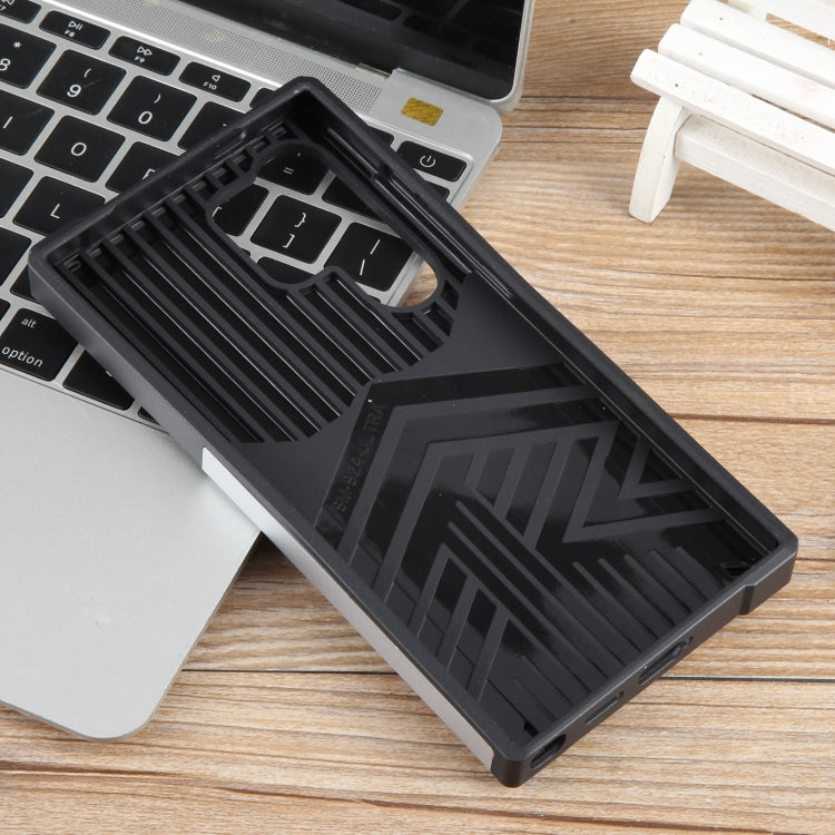 For Samsung Galaxy S24 Ultra 5G Camera Shield Card Slot PC+TPU Phone Case(Silver)