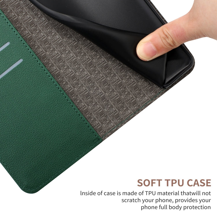 For iPhone 16 Pro Rhombic Grid Texture Leather Phone Case(Green)