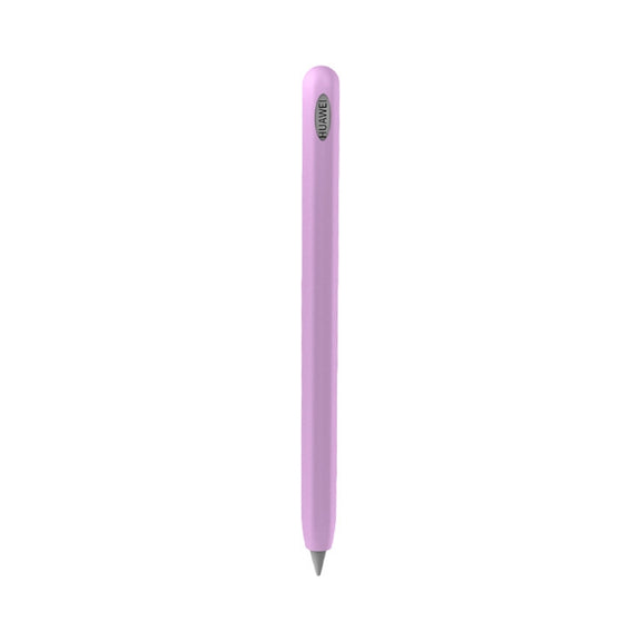 For Huawei M-pencil Stylus Touch Pen Integrated Non-slip Silicone Protective Cover(Light Purple)