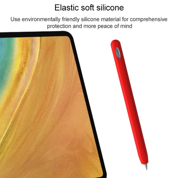 For Huawei M-pencil Stylus Touch Pen Integrated Non-slip Silicone Protective Cover(Gray)