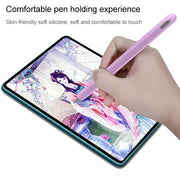 For Huawei M-pencil Stylus Touch Pen Integrated Non-slip Silicone Protective Cover(Gray)