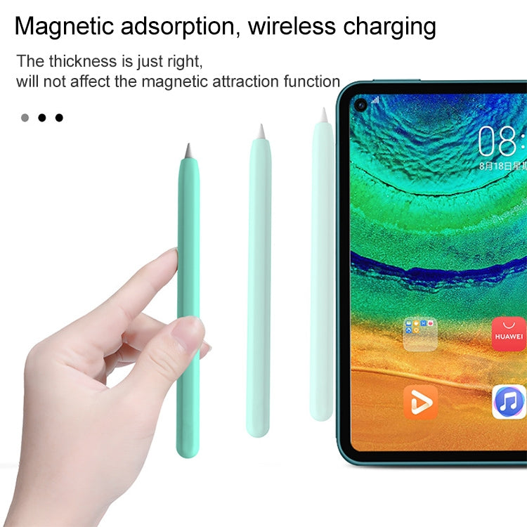 For Huawei M-pencil Stylus Touch Pen Integrated Non-slip Silicone Protective Cover(Gray)