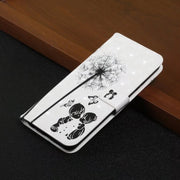 For Honor 90 Lite Oil Embossed 3D Drawing Leather Phone Case(Couple Dandelion)