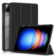 For Xiaomi Pad 6S Pro 12.4 Acrylic 3-Fold Solid Color Smart Leather Tablet Case(Black) - More Tablet Cases by PMC TechLife | Online Shopping South Africa | PMC TechLife