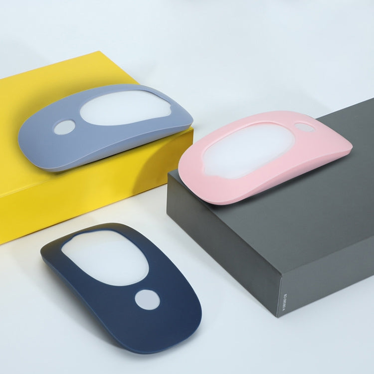 For Apple Magic Mouse 1 / 2 Mouse Silicone Protective Case(Yellow)