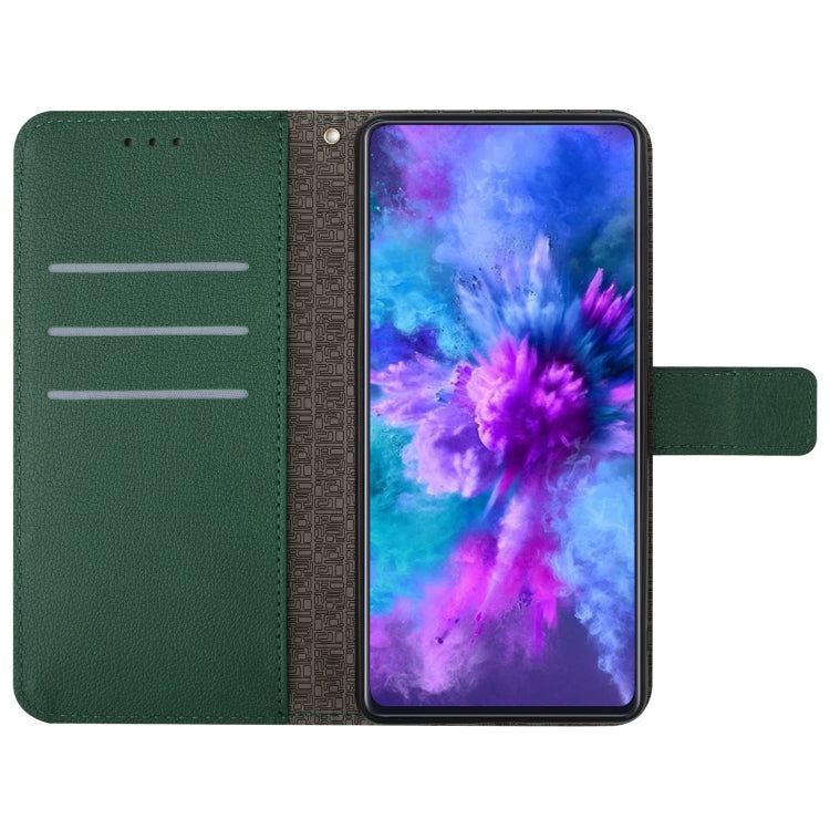 For Google Pixel 9 Pro Rhombic Grid Texture Leather Phone Case(Green)
