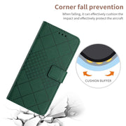 For Google Pixel 9 Pro Rhombic Grid Texture Leather Phone Case(Green)