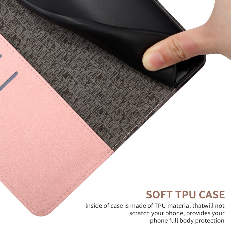 For Google Pixel 9 Pro Rhombic Grid Texture Leather Phone Case(Pink)