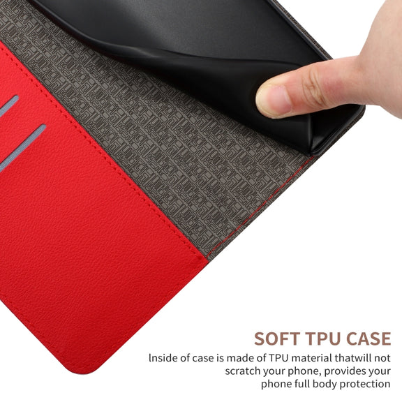 For Google Pixel 9 Rhombic Grid Texture Leather Phone Case(Red)