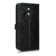 For vivo Y38 5G / Y200i Honeycomb Dot Texture Leather Phone Case(Black)