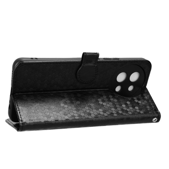 For vivo Y38 5G / Y200i Honeycomb Dot Texture Leather Phone Case(Black)