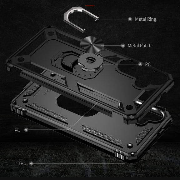 For Samsung Galaxy S24 5G Shockproof TPU + PC Phone Case(Black)