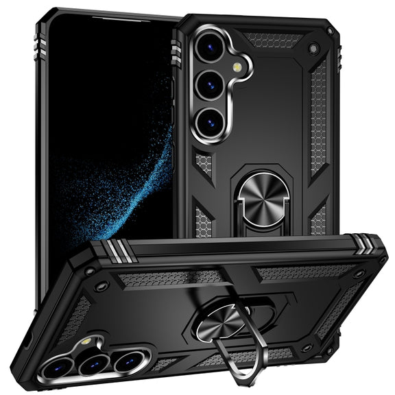 For Samsung Galaxy S24 5G Shockproof TPU + PC Phone Case(Black)