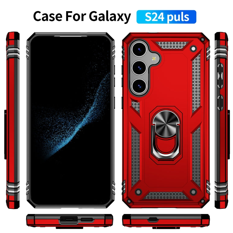For Samsung Galaxy S24 5G Shockproof TPU + PC Phone Case(Red)