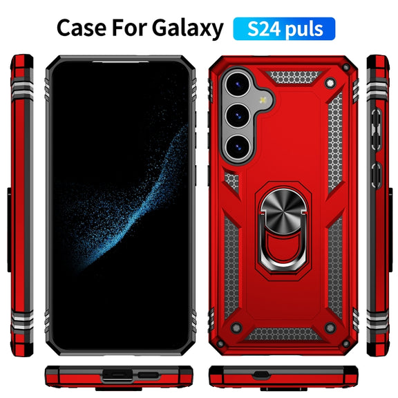 For Samsung Galaxy S24 5G Shockproof TPU + PC Phone Case(Red)