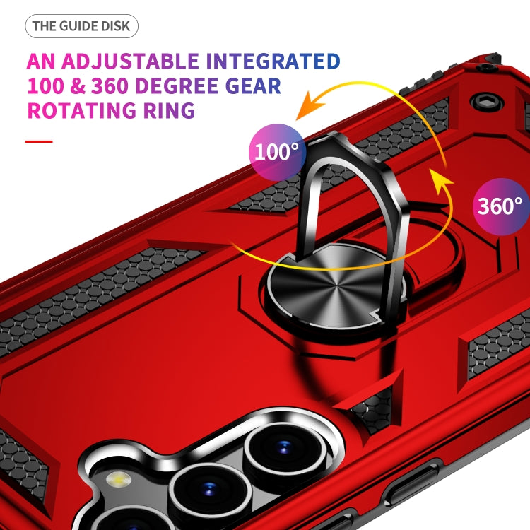 For Samsung Galaxy S24 5G Shockproof TPU + PC Phone Case(Red)