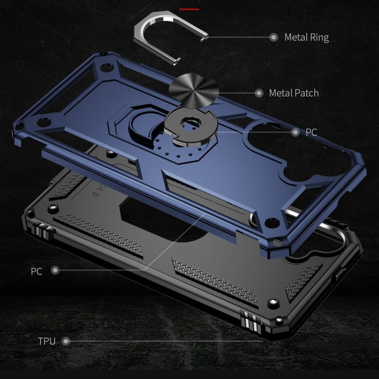 For Samsung Galaxy S24 5G Shockproof TPU + PC Phone Case(Blue)