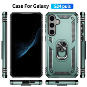 For Samsung Galaxy S24 5G Shockproof TPU + PC Phone Case(Dark Green)