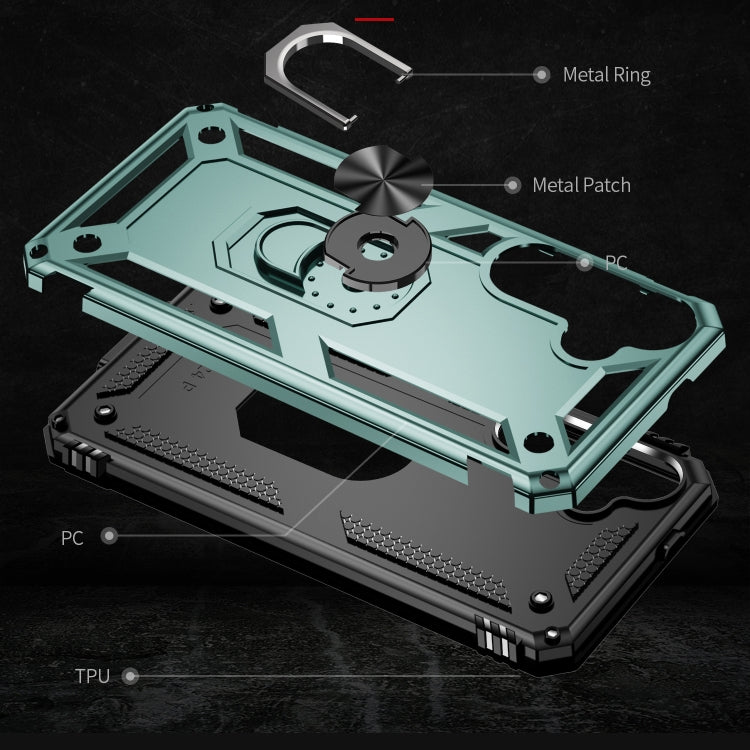 For Samsung Galaxy S24 5G Shockproof TPU + PC Phone Case(Dark Green)