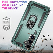 For Samsung Galaxy S24 5G Shockproof TPU + PC Phone Case(Dark Green)
