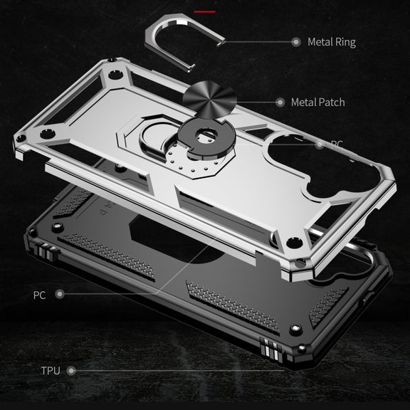 For Samsung Galaxy S24 5G Shockproof TPU + PC Phone Case(Silver)