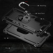 For Samsung Galaxy S24+ 5G Shockproof TPU + PC Phone Case(Black)