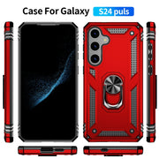 For Samsung Galaxy S24+ 5G Shockproof TPU + PC Phone Case(Red)
