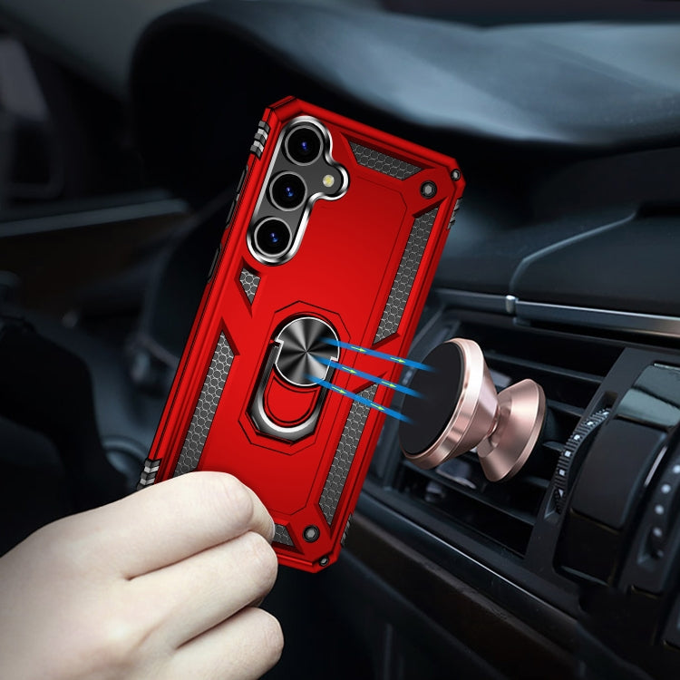 For Samsung Galaxy S24+ 5G Shockproof TPU + PC Phone Case(Red)