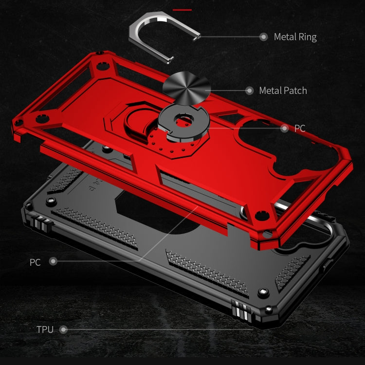 For Samsung Galaxy S24+ 5G Shockproof TPU + PC Phone Case(Red)