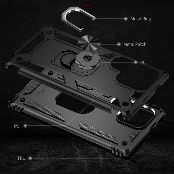 For Samsung Galaxy S24 Ultra 5G Shockproof TPU + PC Phone Case(Black)