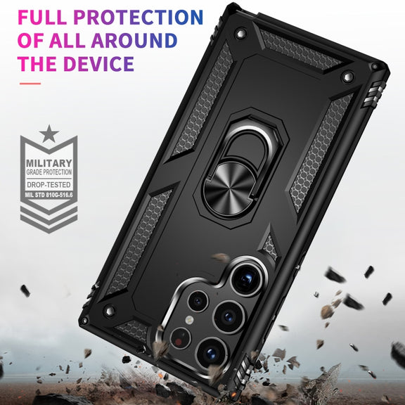 For Samsung Galaxy S24 Ultra 5G Shockproof TPU + PC Phone Case(Black)
