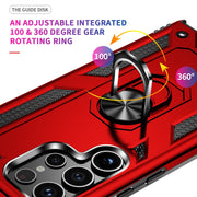 For Samsung Galaxy S24 Ultra 5G Shockproof TPU + PC Phone Case(Red)