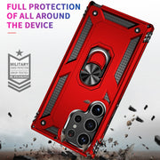 For Samsung Galaxy S24 Ultra 5G Shockproof TPU + PC Phone Case(Red)