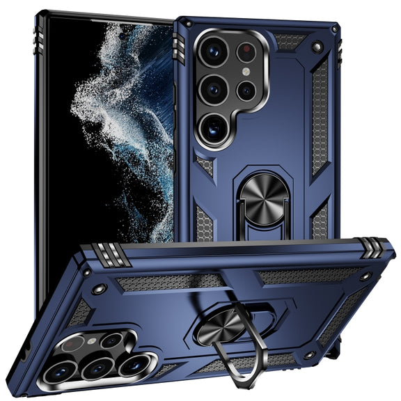 For Samsung Galaxy S24 Ultra 5G Shockproof TPU + PC Phone Case(Blue)