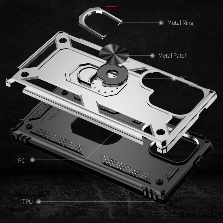 For Samsung Galaxy S24 Ultra 5G Shockproof TPU + PC Phone Case(Silver)