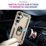 For Samsung Galaxy S25 5G Shockproof TPU + PC Phone Case(Gold)