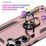 For Samsung Galaxy S25 5G Shockproof TPU + PC Phone Case(Rose Gold)