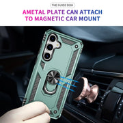 For Samsung Galaxy S25 5G Shockproof TPU + PC Phone Case(Dark Green)
