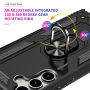 For Samsung Galaxy S25+ 5G Shockproof TPU + PC Phone Case(Black)