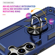 For Samsung Galaxy S25+ 5G Shockproof TPU + PC Phone Case(Blue)