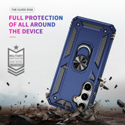For Samsung Galaxy S25+ 5G Shockproof TPU + PC Phone Case(Blue)