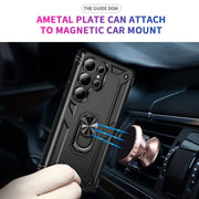 For Samsung Galaxy S25 Ultra 5G Shockproof TPU + PC Phone Case(Black)
