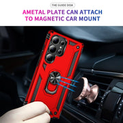 For Samsung Galaxy S25 Ultra 5G Shockproof TPU + PC Phone Case(Red)
