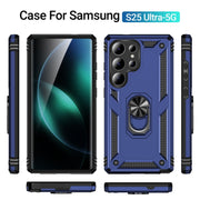 For Samsung Galaxy S25 Ultra 5G Shockproof TPU + PC Phone Case(Blue)