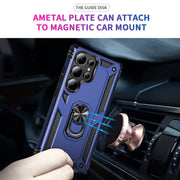 For Samsung Galaxy S25 Ultra 5G Shockproof TPU + PC Phone Case(Blue)