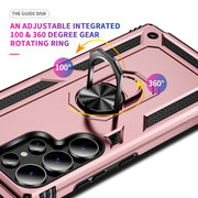 For Samsung Galaxy S25 Ultra 5G Shockproof TPU + PC Phone Case(Rose Gold)