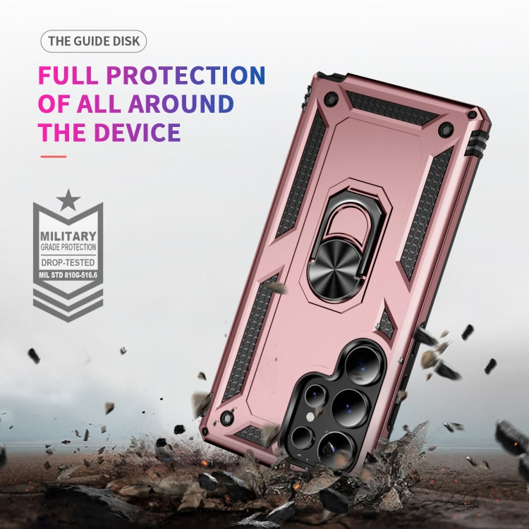 For Samsung Galaxy S25 Ultra 5G Shockproof TPU + PC Phone Case(Rose Gold)
