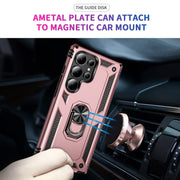 For Samsung Galaxy S25 Ultra 5G Shockproof TPU + PC Phone Case(Rose Gold)