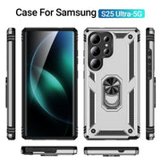 For Samsung Galaxy S25 Ultra 5G Shockproof TPU + PC Phone Case(Silver)